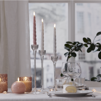 LED Antikljus 2-pack Flamme Shine