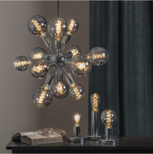 LED-lampa E27 TA60 Decoled Spiral Smoke