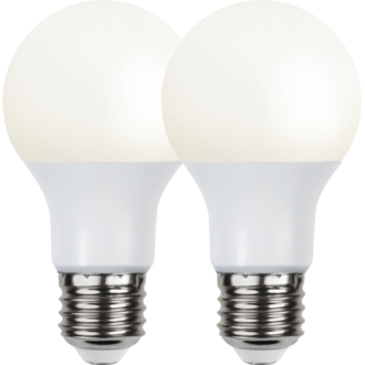 LED-lampa E27 2-pack Opaque Basic