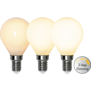 LED-lampa E14 P45 Opaque Filament RA90 3-step