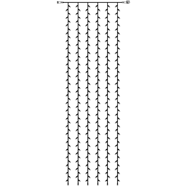 Ljusgardin Extra System LED