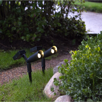 Solcellsspotlight 2-p Powerspot