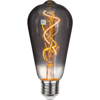 LED-lampa E27 ST64 Decoled Grace Smoke