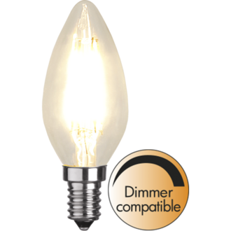 LED-lampa E14 C35 Clear