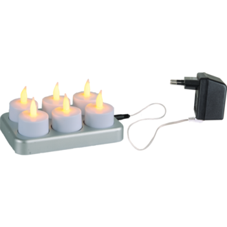 LED Värmeljus 6-pack Chargeme