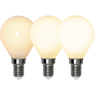 LED-lampa E14 P45 Opaque Fil RA90 3step memo