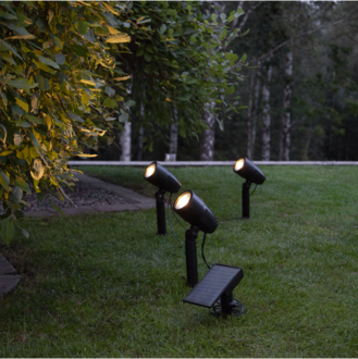 Solcellsspotlight Powerspot x 3