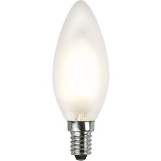 LED-lampa E14 C35 Frosted