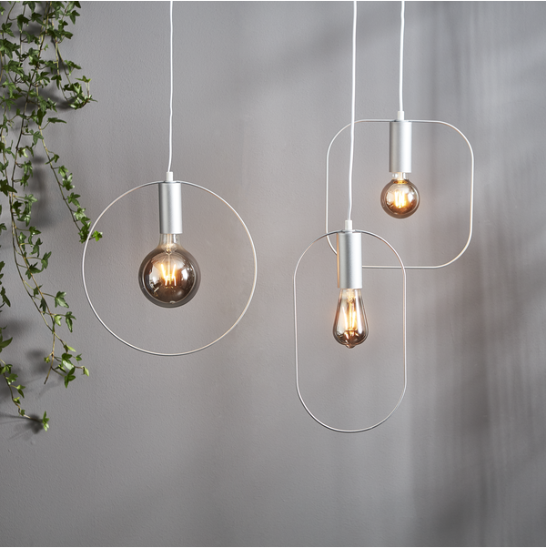 LED-lampa E27 G95 Plain Smoke