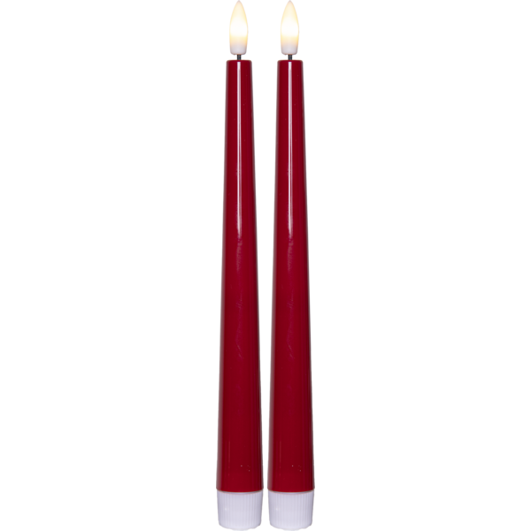 LED Antikljus 2-pack Flamme Candy