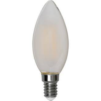 LED-lampa E14 C35 Frosted 2-pack