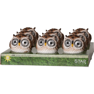Display Solcell Owl