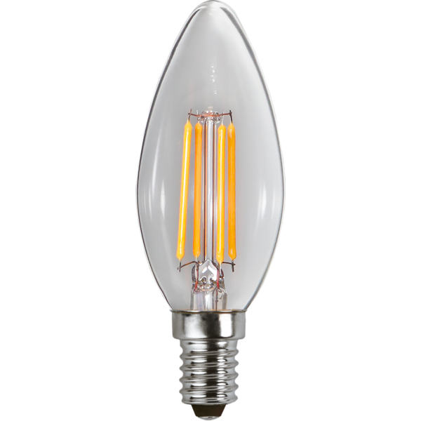 LED-lampa E14 B35 Clear 3-step memory