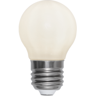 LED-lampa E27 G45 Opaque filament RA90