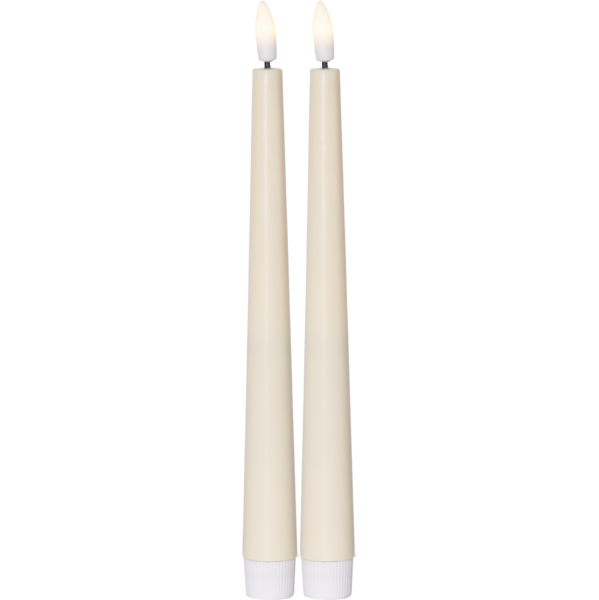LED Antikljus 2-pack Flamme Candy