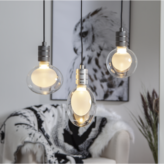 Sladdställ E27 Lens