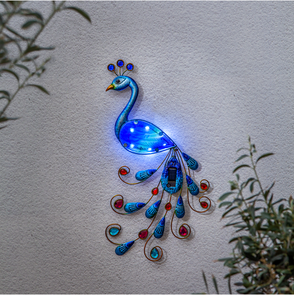 Solcellsdekoration Peacock