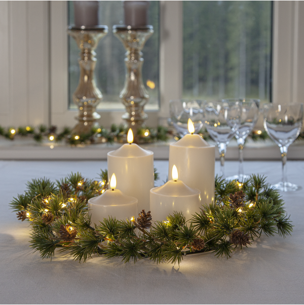 LED Blockljus Flamme Top