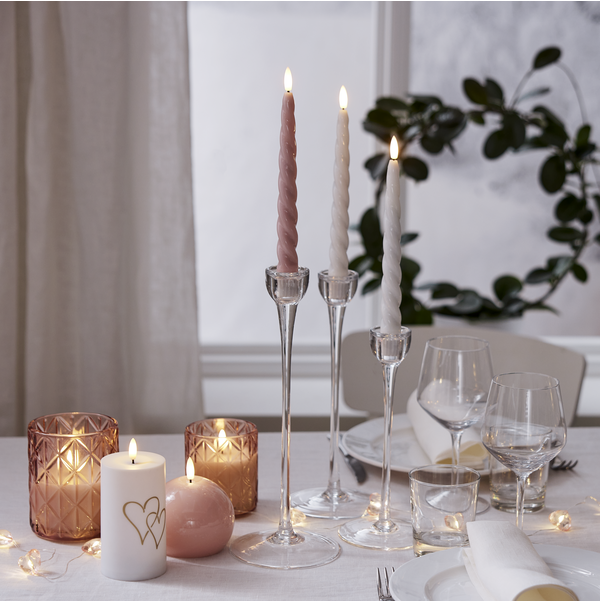 LED Antikljus 2-pack Flamme Shine