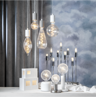 LED-lampa E27 G95 Decoled Line