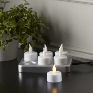 LED Värmeljus 6-pack Chargeme