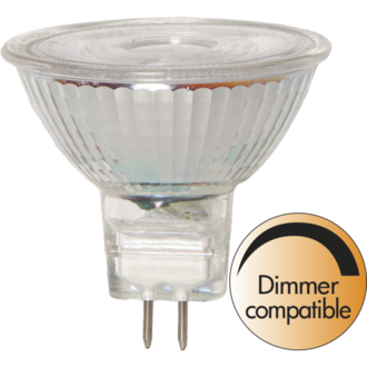 LED-lampa GU5,3 MR16 Spotlight Glass