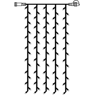 Ljusgardin Extra System Decor