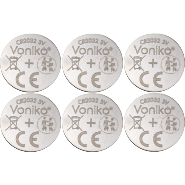 Batteri 6-pack CR2032