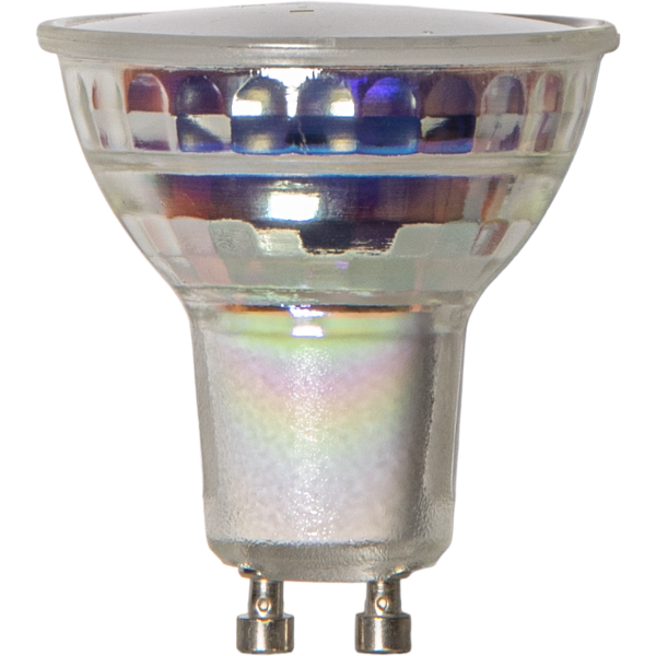 LED-lampa GU10 MR16 Spotlight Glass