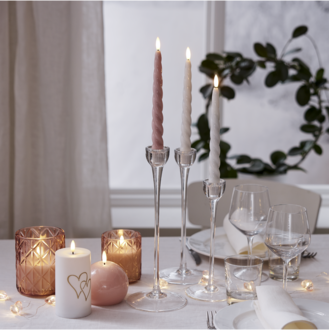 LED Antikljus 2-pack Flamme Shine