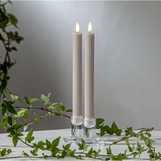 LED Antikljus 2-pack Flamme Stripe