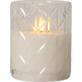 LED Blockljus Flamme Romb
