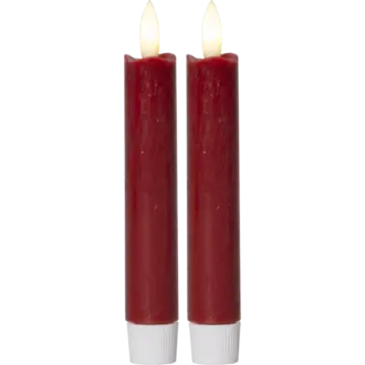LED Antikljus 2-pack Flamme
