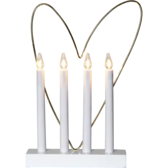 Ljusstake Glossy Heart