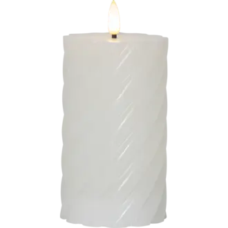 LED Blockljus Flamme Swirl