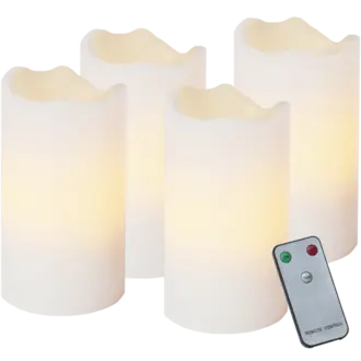 LED Blockljus 4-pack Advent