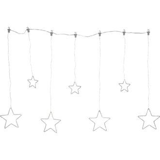 Ljusgardin Dew Drop Stars