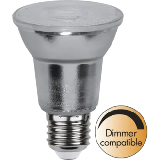 LED-lampa E27 PAR20 Spotlight Glass
