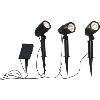 Solcellsspotlight Powerspot x 3