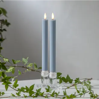 LED Antikljus 2-pack Flamme Stripe