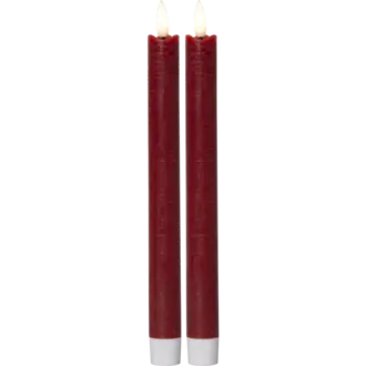 LED Antikljus 2-pack Flamme