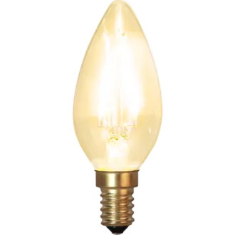 LED-lampa E14 C35 Soft Glow