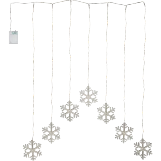 Ljusgardin Dew Drop Snowflake