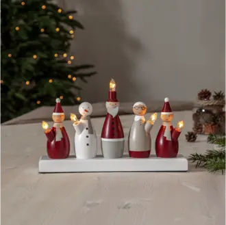 Ljusstake Tomtefamilj 