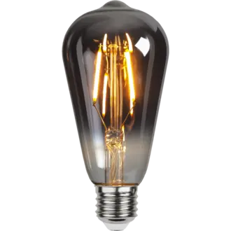 LED-lampa E27 ST64 Plain Smoke