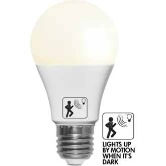 LED-lampa E27 A60 Sensor opaque