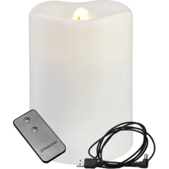 LED Blockljus Water Candle