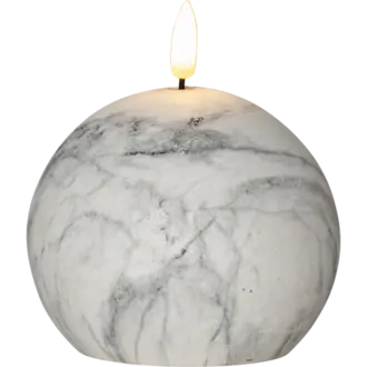 LED Blockljus Flamme Marble