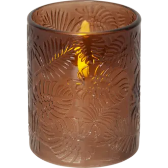 LED Blockljus Flamme Leaf