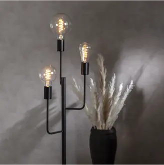 LED-lampa E27 G95 Decoled Spiral Clear 3-step memory